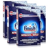 Calgonit Finish Spülmaschinen Spezial-Salz 1,2kg - Enthärtet Wasser (5er Pack)