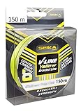 FTM Seika Pro V-Line Braid 8-Fach 0,06mm 6,4kg 150m 4283006 Geflochtene Schnur Ummantelt Ultra Light Fischen UL Forellenangeln Barschang