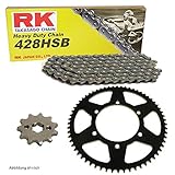 Kettensatz geeignet für Yamaha WR 125 R X 09-17 Kette RK 428 H 134 offen 14/53