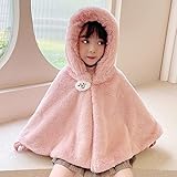 Baby Schal Umhang Winter Kinder Hut Schal Eins Frauen Plüsch Warmes Mädchen Prinzessin Stil R