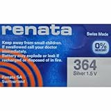 Renata 364 SR621SW Knopfzelle: Batterie 1.55 V für U