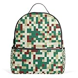 MONTOJ Rucksack Pixel Camouflage Rucksack Daypack für Camp