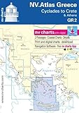 nv charts NV.Atlas GR 2 Greece - Cyclades to Crete & Athens Papier & Digital [ Seekarte NV Verlag ]