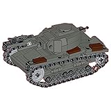 Sugeren Militär Panzer Bausatz, WW2 Sowjetischer T-26 Leichter Panzer Baukasten Modell, Armee Panzer Bausatz für Kinder Erwachsene, Kompatibel mit Lego Technic - 310 T