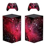DolDer Skin Sticker/Aufkleber Folie schützende Haut Schale für Xbox Series X Konsole und 2 Dualshock Controller -0382