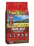 Wildborn Prime Beef kaltgepresstes Hundefutter getreidefrei mit extra viel Rindfleisch aus Deutschland (15 kg)