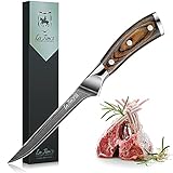 Latims Damaskus Ausbeinmesser, professionelle Küchenmesser aus japanischem VG-10-Edelstahl mit einzigartigem Muster, ultrascharfer Klinge und ergonomischem G