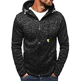 Sport Style Kapuzenpullover Herren Reisen Sweatjacke Bergsteigen Sweatshirt Laufen Kapuzenjacke Ausübung Kapuzenpulli mit Reißverschluss Dünn Leicht Langarm Hoodie Casual Fitness Training Basic Jack