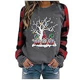 Weihnachten jeansmantel Damen lang Sommer Longshirt Damen Kurzarm Baumwolle Damenbluse Oversize t Shirt Damen weiß floryday blusen Damen schulterfrei Jumpsuits für Damen Langarmshirts für D