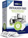 Entkalkungstabletten für Kaffeevollautomaten 20 Tabs - kompatibel mit allen M