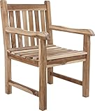 SAM Gartensessel Caracas, Teak-Holz, massiver Gartenstuhl, für Balkon und T