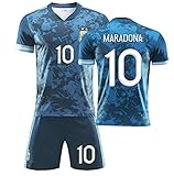 Nealpar Nummer 10 20er Jahre Trikot mit Hose Personalisierte Kinder Jungen Fußball T-Shirt Geschenk,C,XL