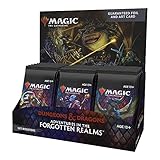 Magic the Gathering Abenteuer in den Forgotten Realms Set Display, 30 Booster (Englische Version)