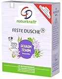 CD Feste Dusche 'Schaumtraum', 2 x 50 g, Duft nach Wasserlilie, mit Kokosöl, nachhaltiges Pflegeprodukt auch für empfindliche Haut, ohne Mikroplastik, veg