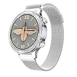 XQPK Body Temperature Smart Armband IP67 Wasserdicht Blutdruck Damen Smartwatch (C)