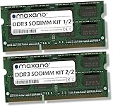 Maxano 8GB Kit (2x4GB) RAM passend für Acer Aspire 7741, 7741G, 7741Z DDR3 1333MHz SODIMM Arbeitssp