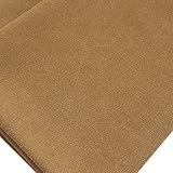 ZXC 150 cm Breit Canvas Stoff Meterware Segeltuch Meterware Dekoration Nähen Basteln Vorhänge Kissen Taschen Geldbörsen Bettbezug Stuhl Polsterbezug Sofabezug(Size:1.5 * 3m,Color:bräunlich gelb)