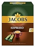 Jacobs löslicher Kaffee Espresso, 25 Instant Kaffee Sticks, 1 x 25 Getränk