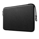 FINPAC Laptop Tasche Hartschalen Schutzhülle für MacBook Pro 14 Zoll 2021, 13,3' MacBook Air M1/A2337 A1932 A2179, MacBook Pro 13 M1/A2338 A2251 A2289 A2159, stoßfest Hülle, Schw