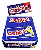 Nestle Crunch Milchschokolade 16 x 100 g Teilungsblöck