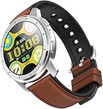 XYZK Smart Watch für Damen und Herren Wasserdicht Sport Armband Zubehör mit Pulsmessung MP3 Bluetooth und Anrufen (E)