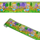 alles-meine.de GmbH 5 m Bordüre / Wandtattoo - selbstklebend -  Bob der Baumeister  - Wandsticker Aufkleber Kinderzimmer - Baustelle - für Jungen Borte Wandbordüre Tapetenbordü