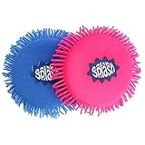 com-four® 2X Wasser Frisbee, Wasser Wurfscheibe aus Schaumstoff und Silikon, Extra Soft, in knalligen Farben, 12,5 cm (02 Stück - Frisbee 12.5 cm)