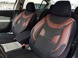 Sitzbezüge K-Maniac für Mercedes A-Klasse W168 | Universal schwarz-rot | Autositzbezüge Set Vordersitze | Autozubehör Innenraum | V333322 | Kfz Tuning | Sitzbezug | S