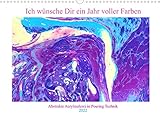 Ich wünsche Dir ein Jahr voller Farben (Wandkalender 2022 DIN A3 quer) [Calendar] Stachanczyk,