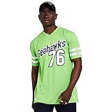 New Era Seattle Seahawks T Shirt NFL Jersey American Football Grün - 3XL