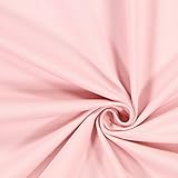 Fabulous Fabrics Jersey rosa, Uni, 147 cm breit – zum Nähen von Oberkleidung, Hosen und T-Shirts - Meterware erhältlich ab 0,5