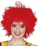 Boland 85920 - Erwachsenenperücke Frizzy, Rot, One Size, Pumuckl, Clown, Kobold, Faschingsperück