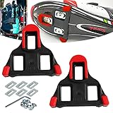 Yisscen Fahrrad Pedalplatte Stollen Kompatibel mit Shimano Cleats Rennrad Cleats Shimano SPD Schuhplatten Klickpedale Cleats,für MTB Pedale Fahrradpedale MTB Schuhe Rennradschuhe R
