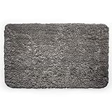 Beautissu Badematte rutschfest 100x60 cm - BeauMare FL Hochflor Teppich in Shaggy Optik für Fußbodenheizung geeignet - Flauschiger Badvorleger für Dusche, Badewanne und WC