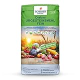 Schicker Mineral feines Diabas Urgesteinsmehl 25 kg, reines Gesteinsmehl für Ihren Garten zur Bodenverbesserung & Pflanzenstärkung ohne weitere Zusätze, Bodenhilfsstoff Fibl g