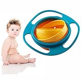 Gearmax® Universal Gyro Bowl Kinder dreht Sich des Kreisels Baby 360 Drehen Schüssel Gyroskop Flying Disk Schalen mit Deck