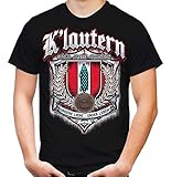 Für Immer Kaiserslautern Männer und Herren T-Shirt | Sport Fussball Stadt Fan (3XL, Schwarz Druck: Bunt)