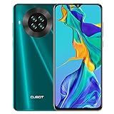 Cubot Note 20 Pro Smartphone (6 GB/128 GB, SIM-freies Smartphone mit 16,5 cm (6,5 Zoll) Dewdrop, Android 10, vier Rückkameras, 4200 mAh Akku, 4G Dual SIM, NFC, GPS, WiFi, UK-Version) Grü