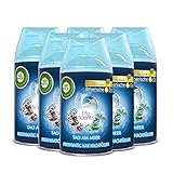 Air Wick Freshmatic Max Raumspray – Nachfüller für den Air Wick Freshmatic Max – Duft: Tag am Meer – 6 x 250 ml Nachfü