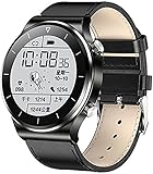 CNZZY TM01 Herren Smartwatch Bluetooth Anruf mit Blutdruck- und Pulsmesser Aktivitätstracker IP68 Wasserdicht Fitness Uhr für iOS Android Smart Watch(H)