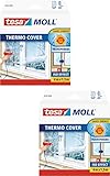 tesamoll® Thermo Cover Fensterisolierfolie (4,0m:1,5m / 2er Pack)