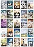 Edition Seidel Set 25 Postkarten Leben & Momente mit Sprüchen - Karten mit Spruch - Geschenk, Liebe, Freundschaft, Leben, Motivation, Geburtstagskarten Bilder eng