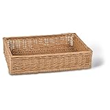 Adam Schmidt Allzweckkorb rechteckig, braun, T 40cm x B 30cm x H 10