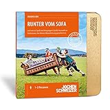 Jochen Schweizer Erlebnis-Box 'Runter vom Sofa', mehr als 430 Erlebnisse für 1-2 Personen, Gutschein mit Geschenk-Box