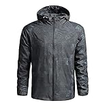 Dafanx Winterjacke Herren Plus Size Herbst Winter Wasserdichte Outwear Casual Outdoor Winter Warmer Kap