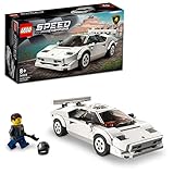 LEGO 76908 Speed Champions Lamborghini Countach Bausatz für Modellauto, Spielzeug-Auto, Rennwagen für Kinder ab 8 Jahre, 2022 Kollek