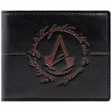 Ubisoft Assassins Creed Unity Logo Schwarz Portemonnaie Geldbö