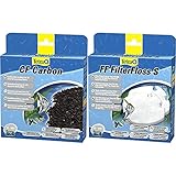 Tetra CF Carbon Kohlefiltermedium - Filtermaterial EX Außenfilter, versch. Größen & FF FilterFloss S - Feinfiltervlies EX Auß