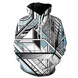 XDJSD Herren Pullover Herren Hoodie Plus Size Sweatshirt Paar Plus Size Pullover Mode Druck Pullover Langarm T-Shirt Bottoming S