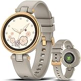 AWSENS Smartwatch Damen, IP67 Wasserdicht Fitness Tracker Smart Watch Damen,mit Weibliches Zyklusmanagement Pulsuhr Blutdruckmessgerät Schlafmonitor Damen Armbanduhr für Android iOS(Achatgrau)